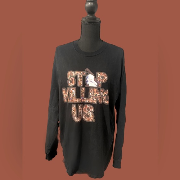 Black Life Long Sleeve T - Picture 1 of 1